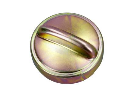 Fuel tank cap 'Yellow Zinc'. Porsche 911 65-77 / 914 / 356 - 90120127100, 90120127101, 90120127102 - JG.271.01