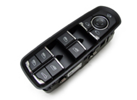 Windows, door mirrors and luggage compartment switches. Porsche 958 Cayenne 2011> / 970 Panamera - 7PP959855BDML, 7PP959855B, 7PP959858HDML, 7PP959858RDML, 7PP959858AFDML, 7PP959858MDML, 7PP959858AHDML