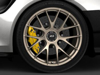 Original Porsche 20' 911 GT2 RS Magnesium light-alloy wheels White Gold Mettalic Front: 9.5 J x 20 ET 50 - 99136216383OH9, 99136216884OH9