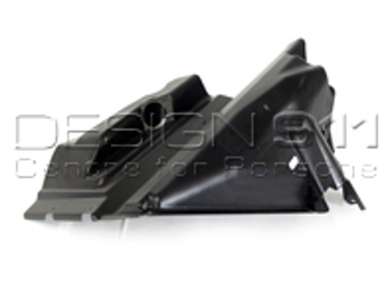 Conducto de aire interior para parachoques delantero. Porsche 997 Turbo MKI y MKII - 99757534101, 99757534201