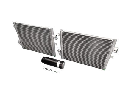 Air Conditioning (Air Con) Radiator Condenser Kit. Porsche 996 / 987 / 987C / 997 - 99757391102, 997.573.911.02, 35795, 99970743441, 99970743441/1, 94457314301, 99970726240