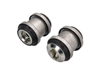 Kit de bujes para brazo de arrastre trasero/portaruedas (juego de 2). Porsche 964 Carrera y Turbo (1989-1994) - 96433102100, 96433102200, 96533102100, 96533102200, 96533102103, 96533102203 - URO-012861