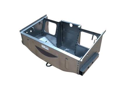 Battery box complete. Porsche 356 A T2 - 64450100503