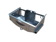 Boitier batterie complet. Porsche 356 A T2 - 64450100503