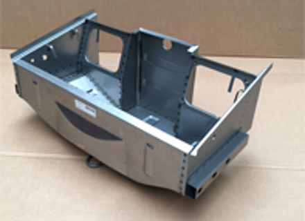 Battery box complete. Porsche 356 A T2 - 64450100503