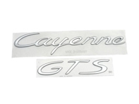 CAYENNE GTS - Rear Badge - 955.559.039.00.4W9, 955.559.040.00.4W9, 955559039004W9, 955559040004W9 CAYENNE GTS - Rear Badge - 955.559.039.00.4W9, 955.559.040.00.4W9, 955559039004W9, 955559040004W9