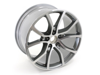 Front 21-inch Exclusive Design Alloy Wheel in Platinum Silver. Porsche 9YA Cayenne - 9Y0601025BHOU7, 9Y0601025BH, 9Y0601025POU7, 9Y0601025P Front 21-inch Exclusive Design Alloy Wheel in Platinum Silver. Porsche 9YA Cayenne - 9Y0601025BHOU7, 9Y0601025BH, 9Y0601025POU7, 9Y0601025P