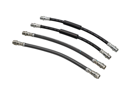 前后卡钳刹车软管套件。保时捷 987 Boxster / 987C Cayman - 98735563700, 98735563701, 9873556370, 98735563702, 99635513901, 99635513900, 99635563701, 99635513903