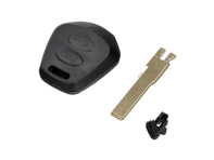 Boîtier de tête de clé avec clé vierge. Porsche 986 Boxster / 996 - 98663724301, 57550, 98663724418, 986637244, 986637243, 98663724416, 98663724417, 98663724418, 99663724322, 99663724335, 99663724445, 99663734700, 99663735100, 99663735500