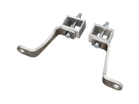 Montagebeugelset mistlamp / spotlamp. Porsche 356 Pre A / 356A - PRS92