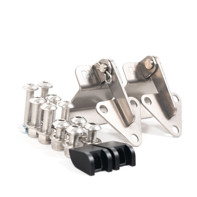 Rennline titanium 911R style engine lid hinge set. Porsche 911 Rennline titanium 911R style engine lid hinge set. Porsche 911