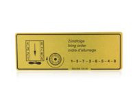 Sticker Firing Order. Porsche 928 - 92800610500 Sticker Firing Order. Porsche 928 - 92800610500