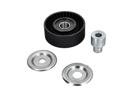 Drive belt deflection roller. Porsche 996 / Boxster 987 / 997 - 99710211800, 4149031110, 34541