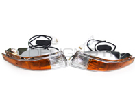 Indicator Lamps and Lens Front Kit with CHROME Rim Lens Porsche 911 - 91163194301, 91163194401, PCG63193520, PCG63193620, 91163197000, 91163197001 Indicator Lamps and Lens Front Kit with CHROME Rim Lens Porsche 911 - 91163194301, 91163194401, PCG63193520, PCG63193620, 91163197000, 91163197001