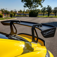 Rear spoiler / wing, dry carbon fibre. Porsche 718 Cayman GT4 RS - 9GT825871A, 9GT825871AA3G Rear spoiler / wing, dry carbon fibre. Porsche 718 Cayman GT4 RS - 9GT825871A, 9GT825871AA3G