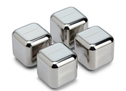 Porsche Stainless steel ice cubes – set of 4 - WAP0500100TEWS