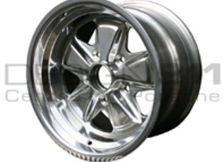 15' Ultralite Chrome Fuchs Style Alloy Wheels 9.0J ET15 For Porsche Car