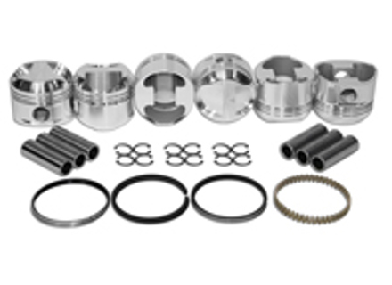 Set pistone, forgiato JE. Porsche 911S 2.2/2.4 - 008 911 84P JE, 008 911 86EP JE, 008 911 86SP JE, 00891184PJE, 00891186EPJE, 00891186SPJE