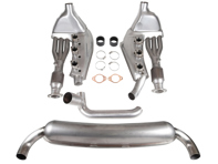 Sports exhaust with catalytic converters conversion set. Porsche 911 3.2ltr 1984-89 - 93011104300, 93021102901 - 1620802810 Sports exhaust with catalytic converters conversion set. Porsche 911 3.2ltr 1984-89 - 93011104300, 93021102901 - 1620802810
