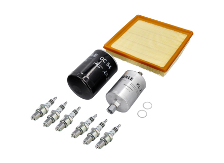 Engine Service Kit - Air/Fuel/Oil Filters, Spark Plugs & More - for Porsche 911 3.2L Carrera 1984-1989 - 93010776401, 93010776403, 92811025304, 92811025307, 93011039300, 99917015790, 90012311830, 91110095602