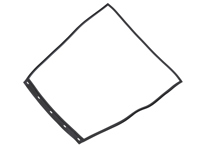 Bonnet seal. Porsche 964 1990-94 / 964 Turbo - 96450412301, 96450412303 Bonnet seal. Porsche 964 1990-94 / 964 Turbo - 96450412301, 96450412303