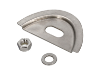 Rennline Stainless steel floor board hold down bracket. Porsche 911/912/930 /914 - F40