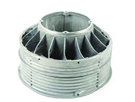 Alternator fan housing. Porsche 964 89-94 - 96410666703, 96410666702 Alternator fan housing. Porsche 964 89-94 - 96410666703, 96410666702