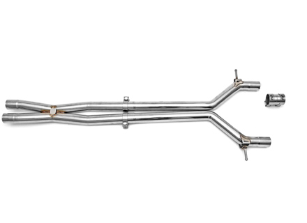 Exhaust Resonator Bypass X-Pipe. Porsche Panamera 970 TURBO - 97011191373, 97011191374, 97011191375, 97011191376, 97011191377, 97011191397, 97011191398, 97011191396 - FS.POR.970T.XP