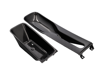 Mittelkonsolenschalen aus Kohlefaser. Porsche 964 - I92.I93