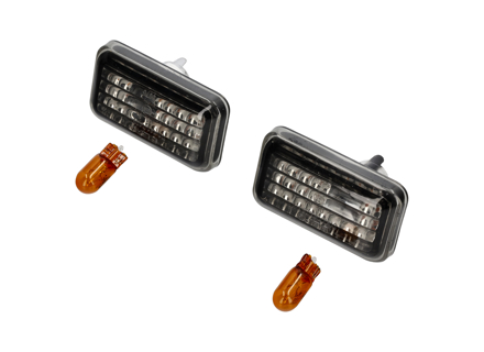 Side Repeaters Square Crystal. Porsche 924/ 944 / 968/ 993/ 964/ 911 - 4A0949101