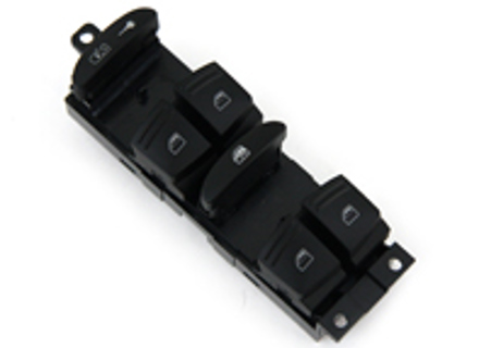 Driver's side door window control switch. Porsche 955 / 957 Cayenne - 95561315602, 95561315601