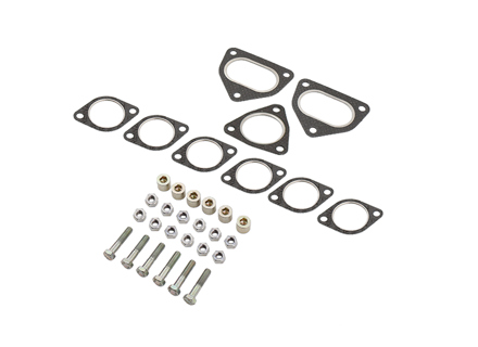 Kit de montaje del intercambiador de calor de escape. Porsche 911 3.2L 1985-89 - 93011119112, 99908500103, 90007428203, 90091009701, 93011119206, 93011119308, 9000760250C