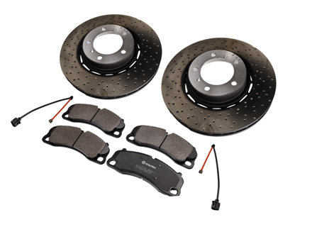 Kit plaquettes et disques de frein avant. Porsche 992.2 Carrera 2 3.0L - 9P1615301J, 9P1615302J, 9P1615301, 9P1615302