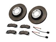 Front Brake Pad And Brake Disc Package. Porsche 992.2 Carrera 2 - 9P1615301J, 9P1615302J