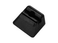 Sun visor support clip, Black, 18mm. Porsche 911 / 964 / 993 / 928 - 9117313310070B, 91173133100 - 911 731 331 00 L