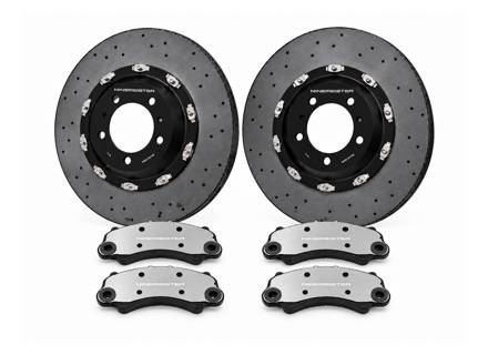 Front Carbon-Ceramic Brake Disc and Pad Package. Porsche 992.2 Carrera 2S / Carrera 2 GTS / Carrera 4 GTS 2024>>