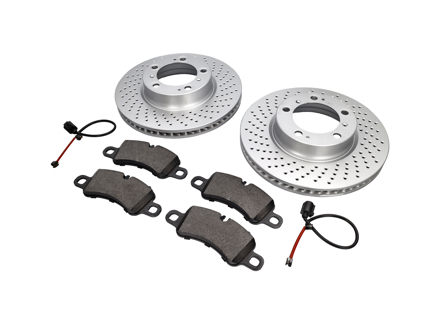 Pack Plaquettes de frein et Disques de frein AVANT Porsche 718 S Textar - 9P1698151B, 9P1615301A, 9P1615302A, 99160916500