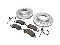 Pack Plaquettes de frein et Disques de frein AVANT Porsche 718 S Textar - 9P1698151B, 9P1615301A, 9P1615302A, 99160916500