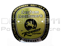 REUTTER STUTTGARD Badge. Porsche 356