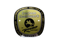 REUTTER STUTTGARD Badge. Porsche 356