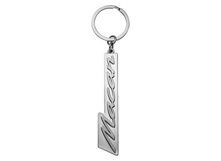 Porsche Key Ring With Macan Lettering, Silver. - WAP0500310SMAC