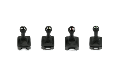 Set selettore e cuffia del cambio PDK, in pelle nera. Porsche 991 / 718 Boxster / 718 Cayman - 9G142606920DLC, 9G142606906DLC