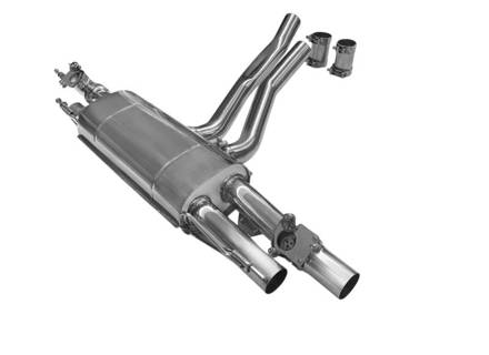 Sportuitlaat einddemper Porsche 9YA Cayenne 2.9ltr / 3.0lrt