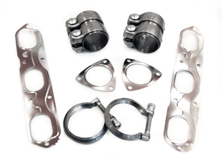Exhaust Fitting Kit. Porsche (911) 996 C2 /C4 / C4S - 99611110755, 99611111350, 99711152000, 99611110800