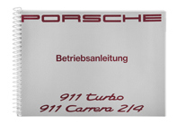 Driver’s manual for Porsche 911 (964) Turbo / Carrera 2/4, MY 92, in English - WKD96402092 Driver’s manual for Porsche 911 (964) Turbo / Carrera 2/4, MY 92, in English - WKD96402092