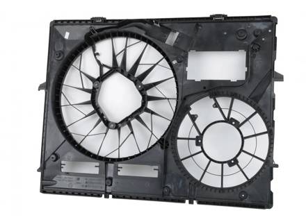 Radiator water cooling fan bracket. Porsche 955 / 957 Cayenne turbo - 95510625800