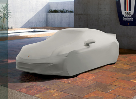 Outdoor car cover plus, in Beige. Porsche 911 (992) DAKAR - 99204401267