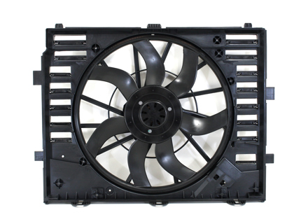 Condotto aria radiatore acqua con ventola. Porsche 958 Caienna >>2014 - 95810606112, 95810606120, 95810606110, 95810606111, 47857A