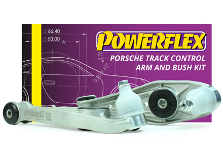 Track control arm and bush kit. Porsche 996 / 997 / Boxster / Cayman - PF57K-1001, PF57K-1001BLK, 98133105301, 99733104180, 99634105318