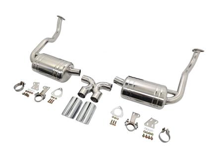 Exhaust Muffler / Silencer Sports DesignTek for Porsche Boxster 987 / Cayman - 98711311200, 987113112AX, 98711311204, 98711311205, 98711311801, 987113118AX, 98711311802, 98711311400, 987113114AX, 98711311402, 98711311403, 98711351200, 987113512AX, 98711351201, 98711351202, 98711351260, 987113512CX, 98711311100, 98711311104, 98711311105, 987113111AX, 98711311701, 98711311702, 987113117AX, 98711311300, 98711311302, 98711311303, 987113113AX, 98711351100, 98711351101, 987113511AX, 98711351102, 98711351160, 987113511CX